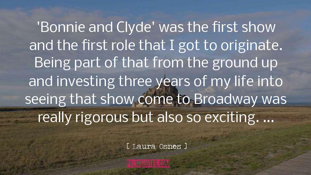Bonnie And Clyde quotes by Laura Osnes
