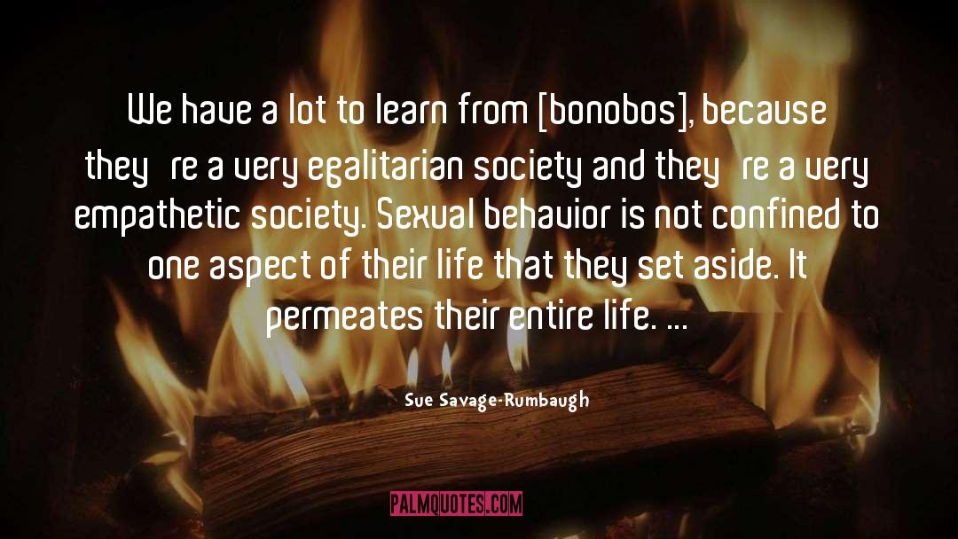 Bonobos quotes by Sue Savage-Rumbaugh