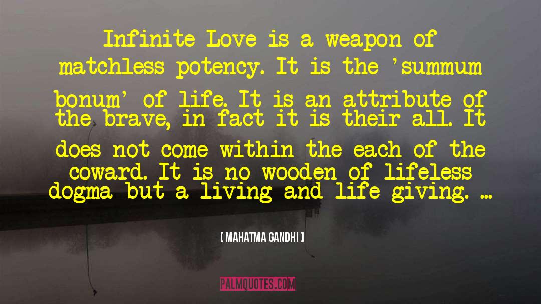 Bonum quotes by Mahatma Gandhi
