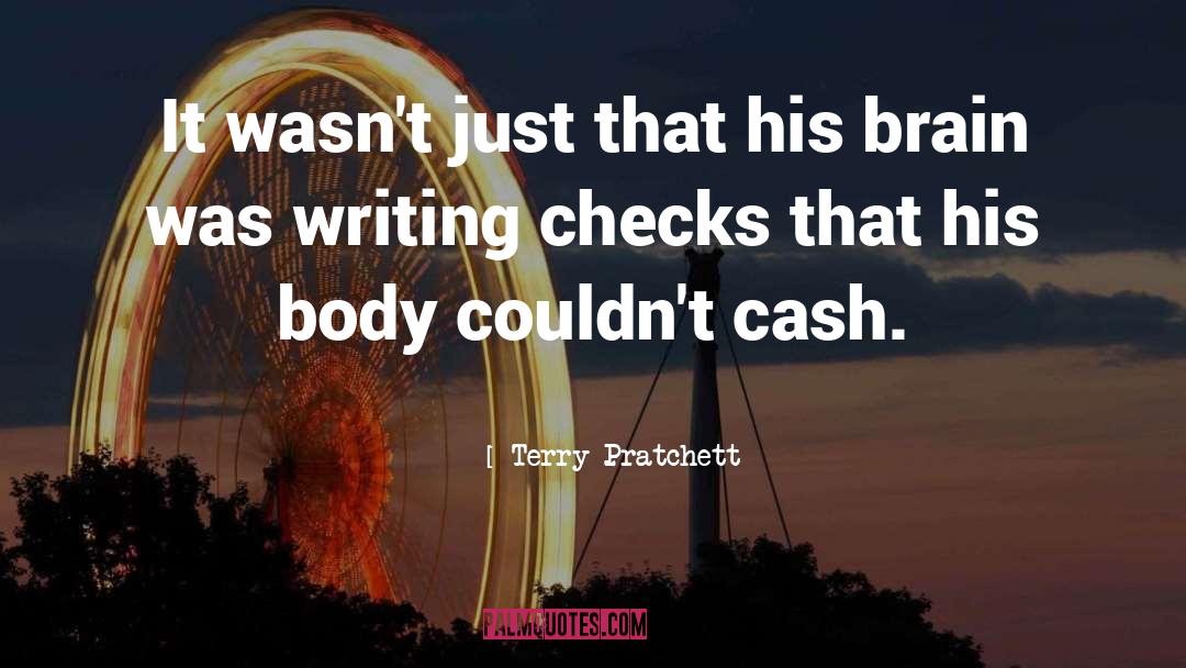 Bonus Checks quotes by Terry Pratchett