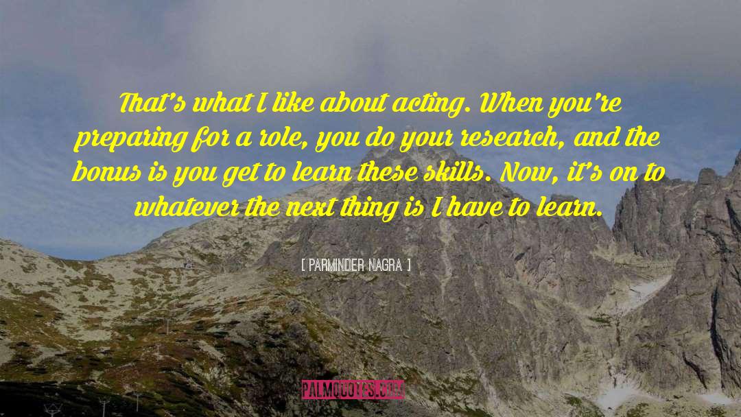 Bonus quotes by Parminder Nagra