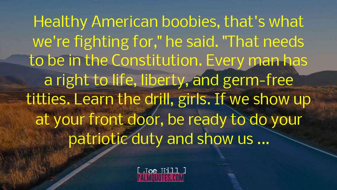 Boobies quotes by Joe Hill