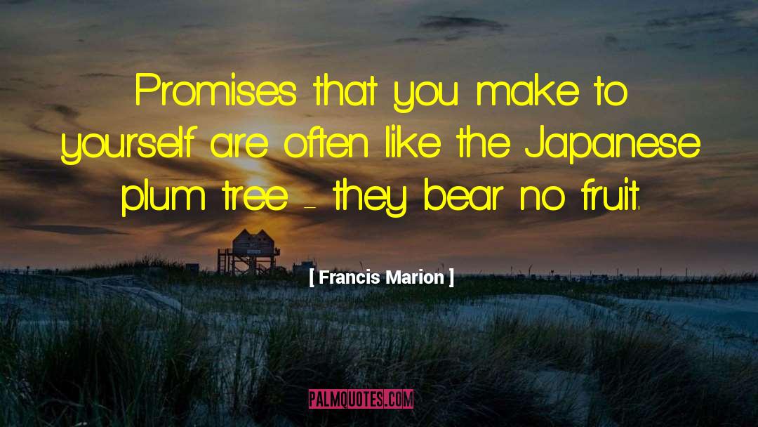 Bood Promise quotes by Francis Marion