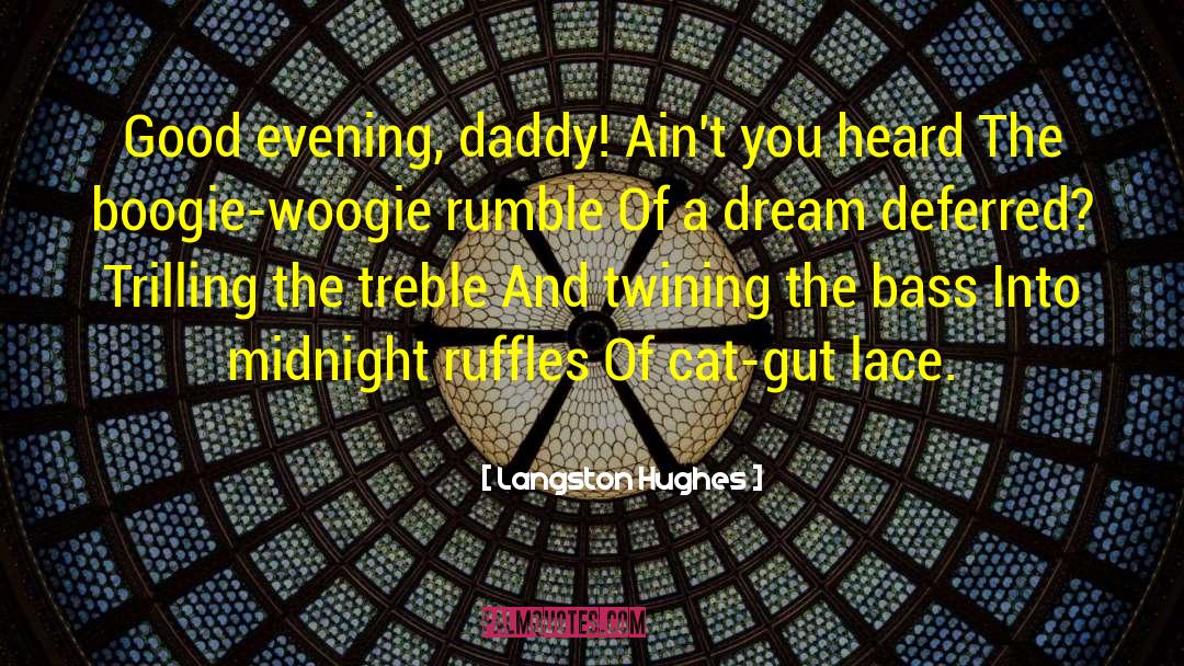 Boogie quotes by Langston Hughes