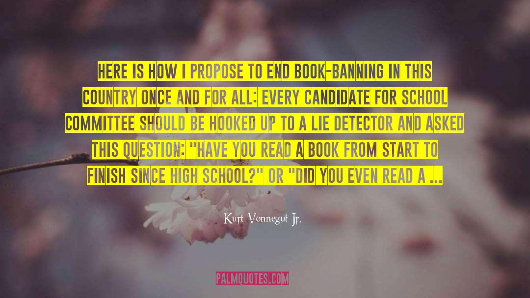 Book Banning quotes by Kurt Vonnegut Jr.