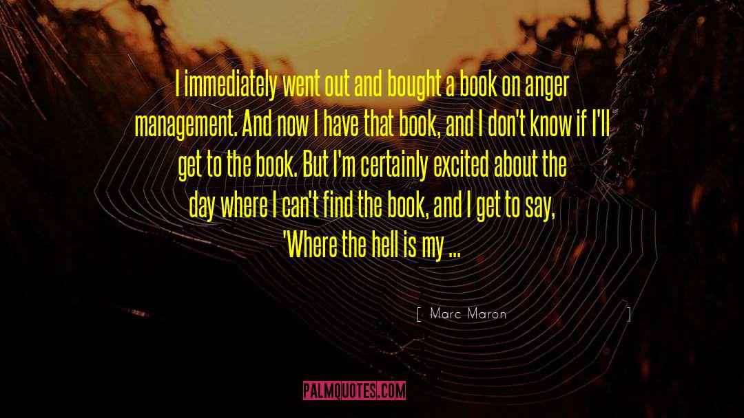 Book Blogs quotes by Marc Maron