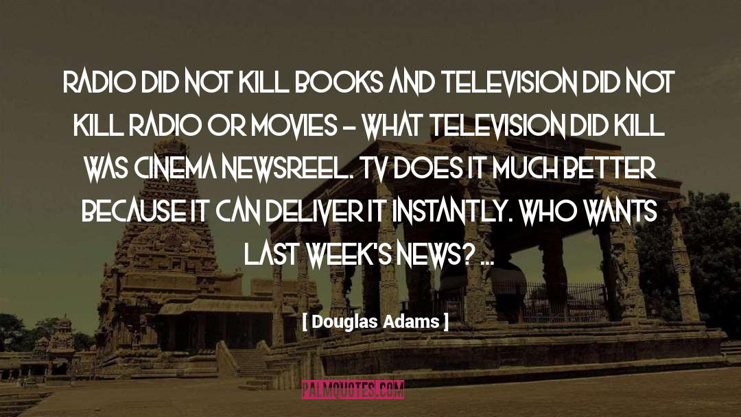 Book Blogs quotes by Douglas Adams