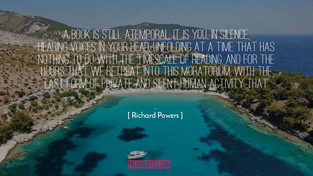 Book Challenge quotes by Richard Powers