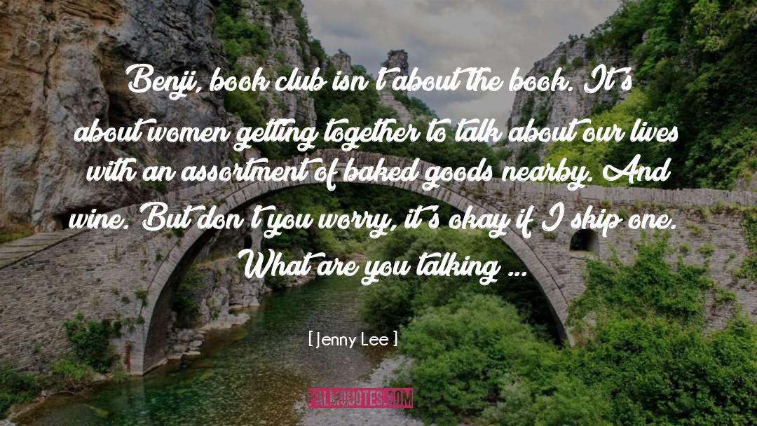 Book Club Crimes quotes by Jenny Lee