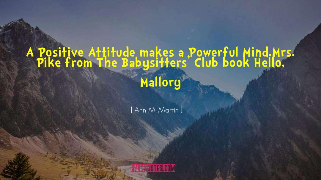 Book Club Fiction quotes by Ann M. Martin