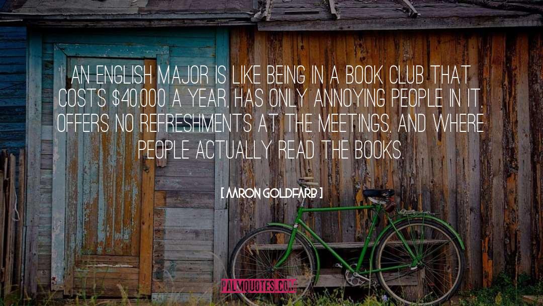 Book Club quotes by Aaron Goldfarb
