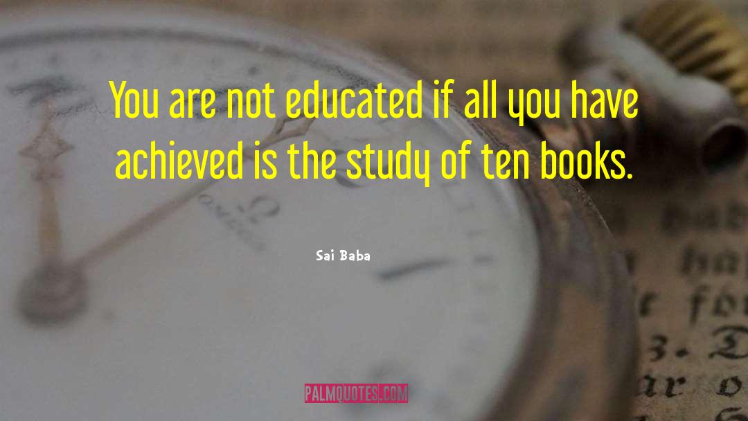 Book Collecting quotes by Sai Baba