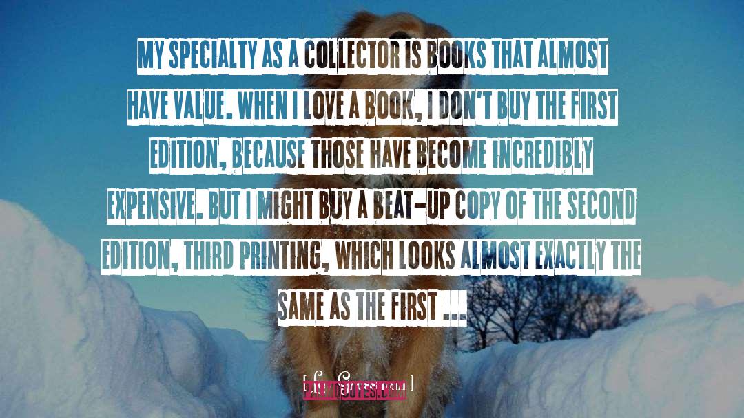 Book Collectors Book Collector quotes by Lev Grossman