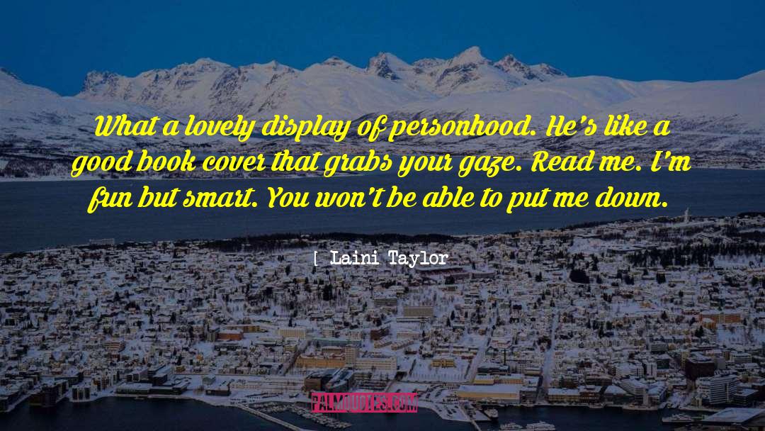 Book Covers quotes by Laini Taylor