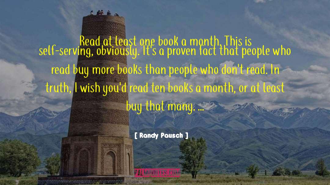 Book Critic quotes by Randy Pausch