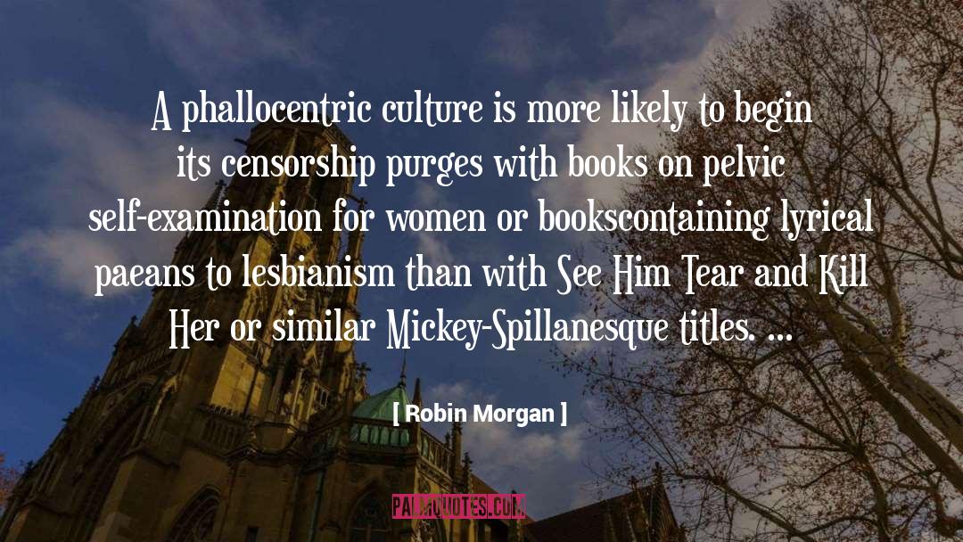 Book Critic quotes by Robin Morgan