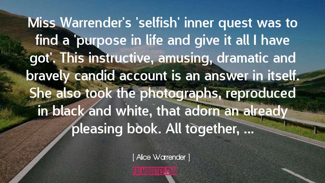 Book Critic quotes by Alice Warrender