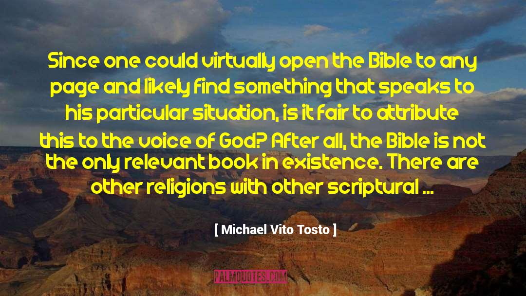 Book Description quotes by Michael Vito Tosto