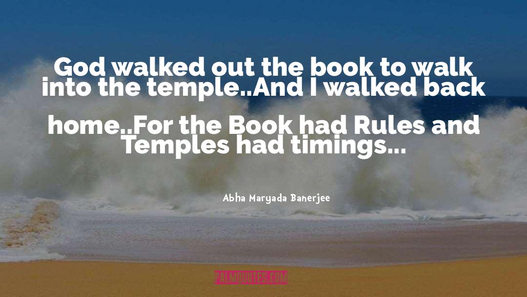 Book Ending quotes by Abha Maryada Banerjee