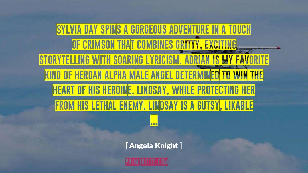 Book Hero quotes by Angela Knight