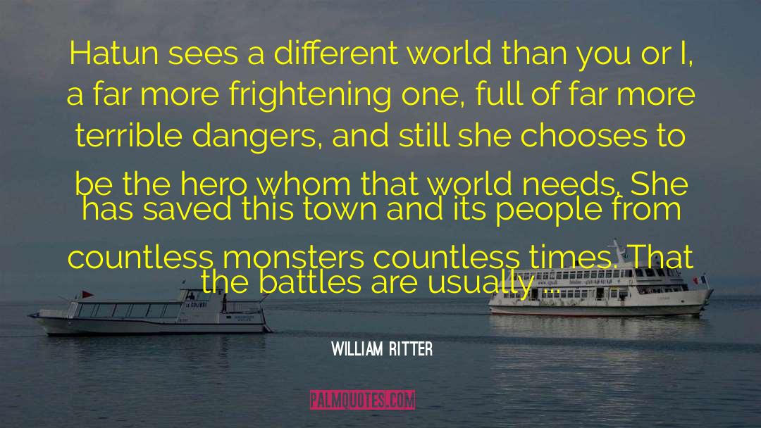 Book Hero quotes by William Ritter