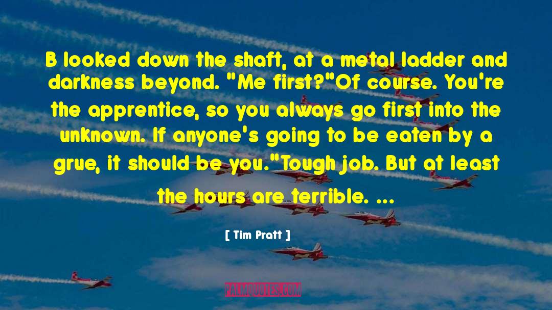 Book Humor quotes by Tim Pratt