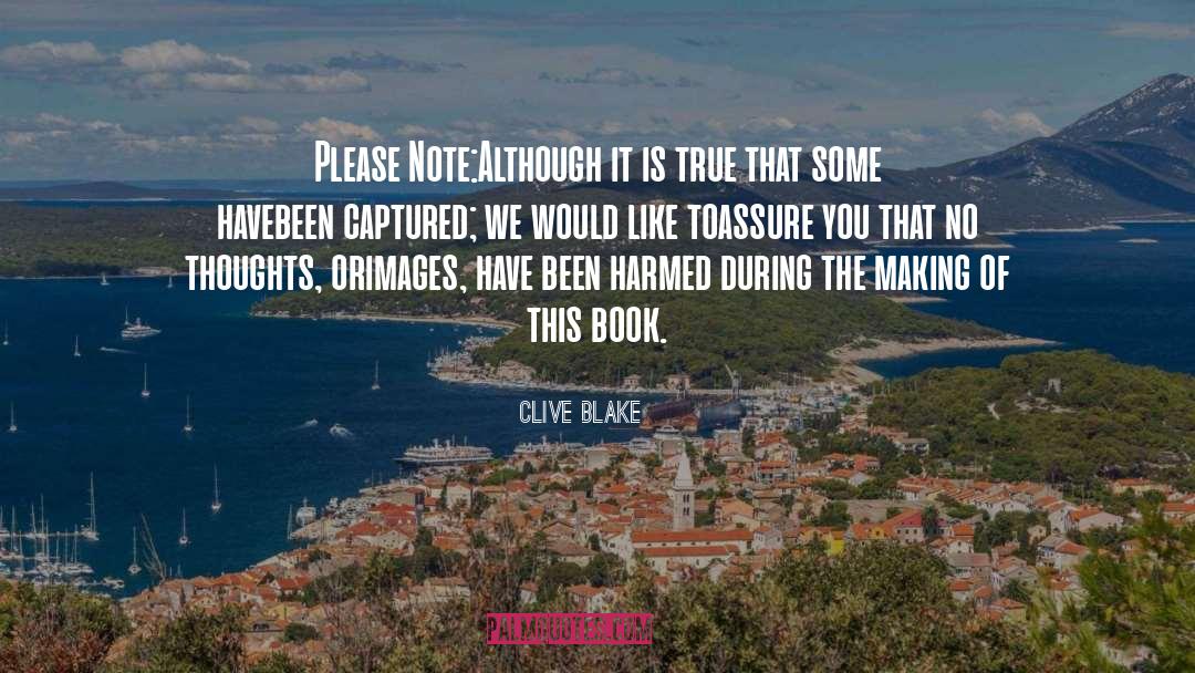 Book Humour quotes by Clive Blake