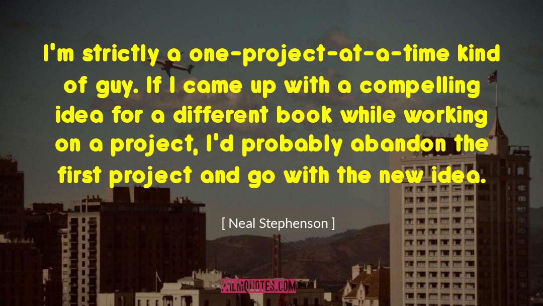 Book Ideas quotes by Neal Stephenson