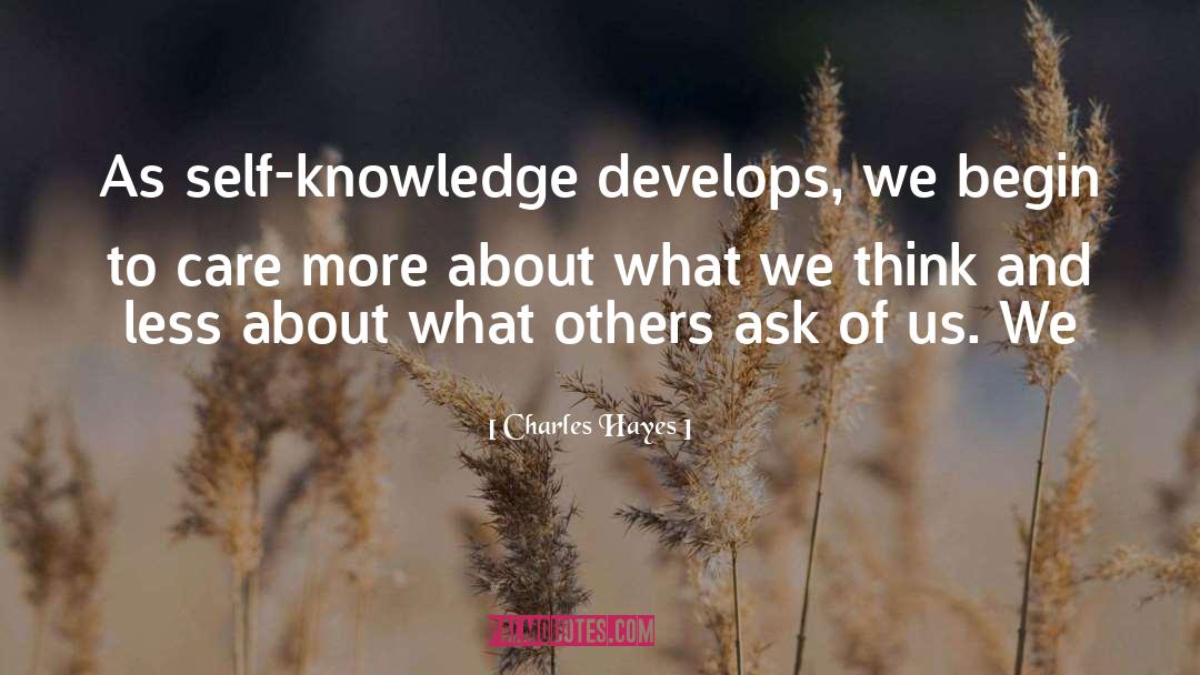 Book Knowledge quotes by Charles Hayes