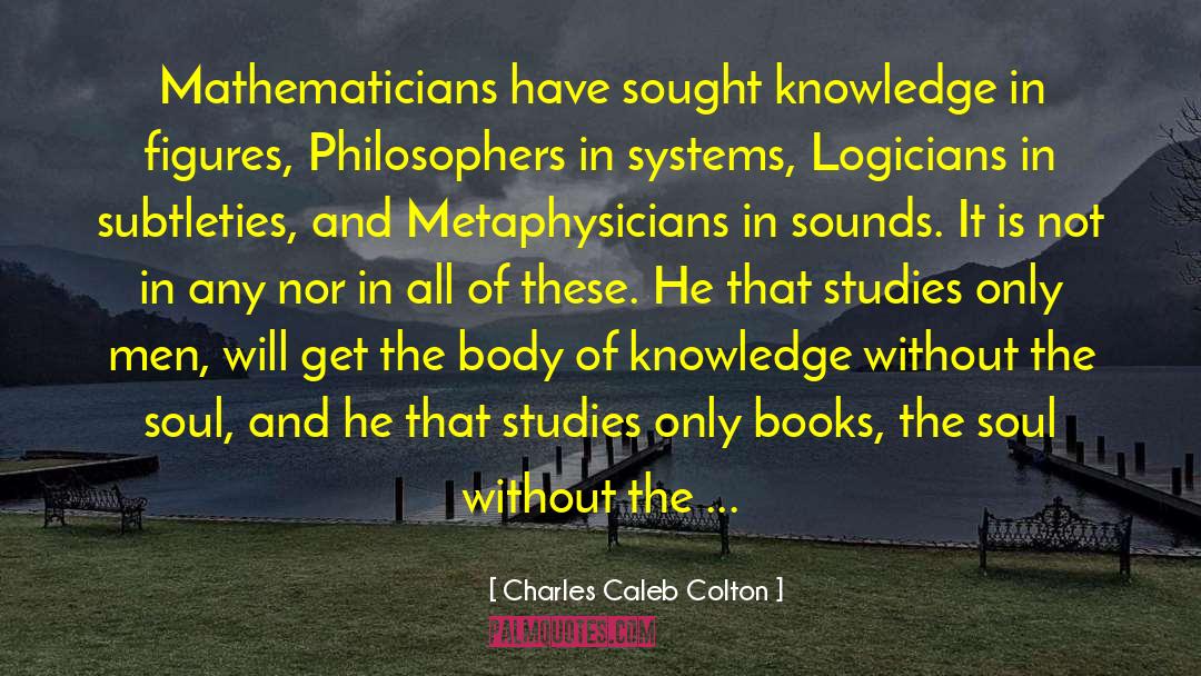 Book Knowledge quotes by Charles Caleb Colton