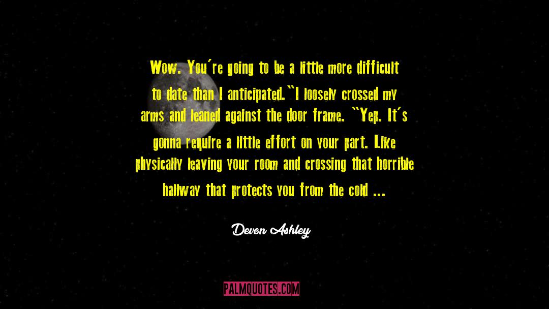 Book Leaving Cold quotes by Devon Ashley