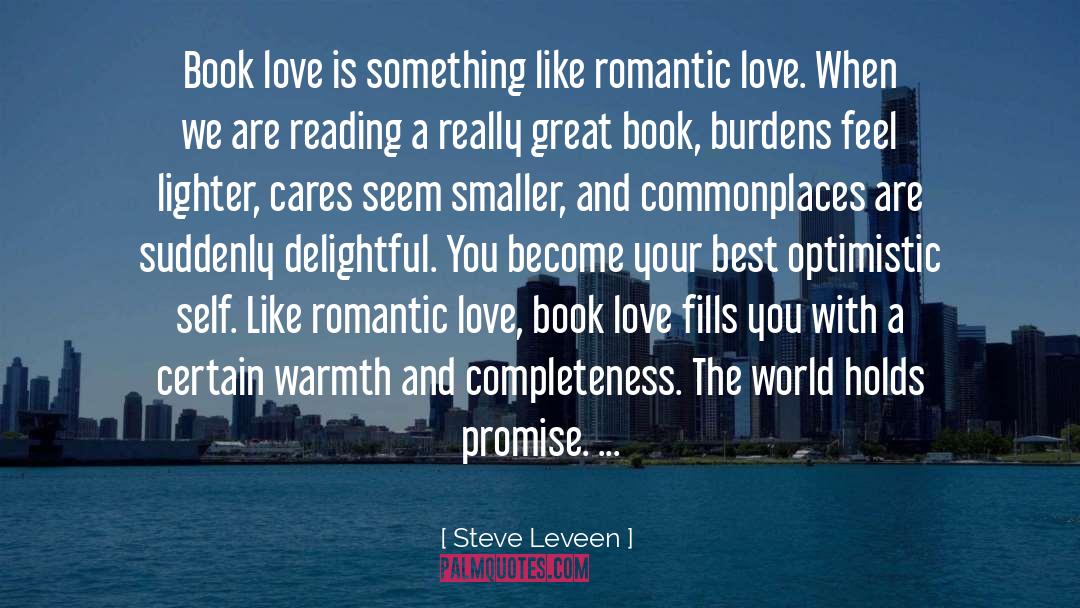 Book Love quotes by Steve Leveen