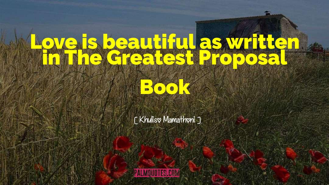 Book Love quotes by Khuliso Mamathoni