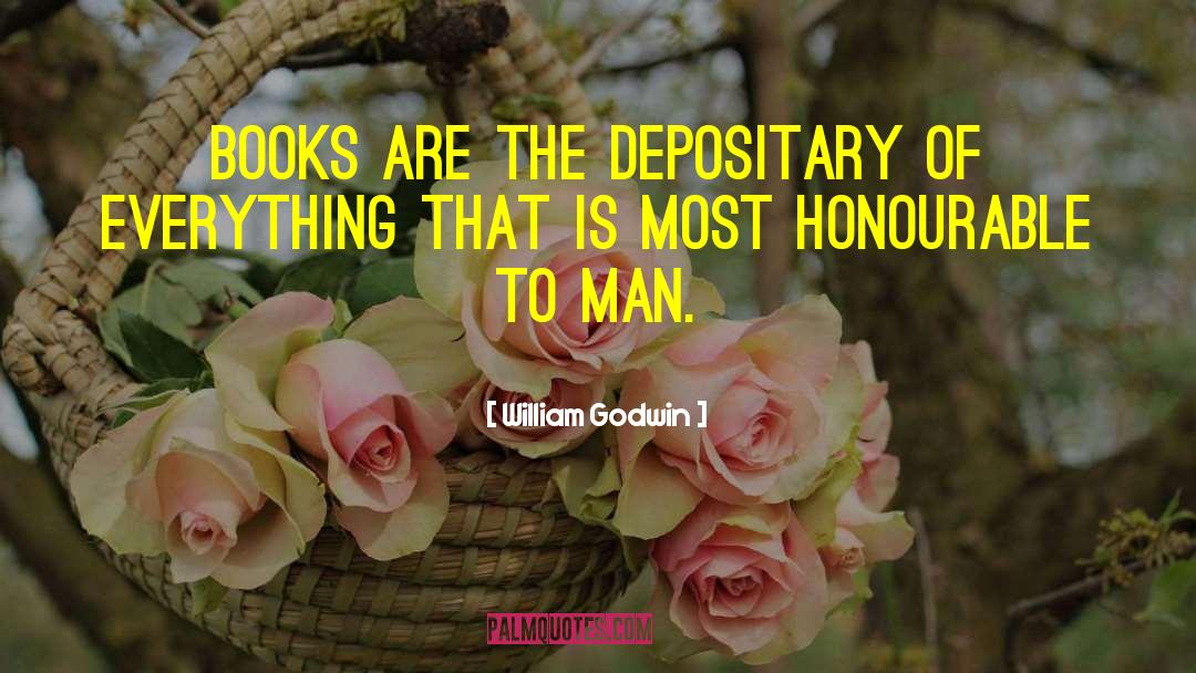 Book Lover quotes by William Godwin