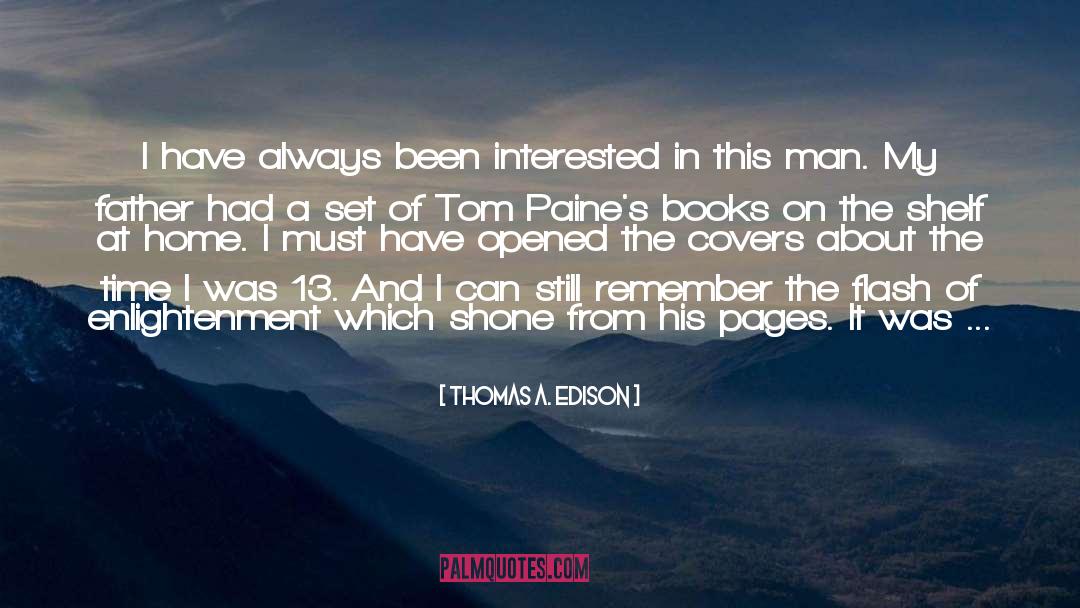 Book Magic quotes by Thomas A. Edison
