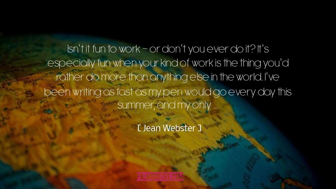 Book Of Awesome quotes by Jean Webster