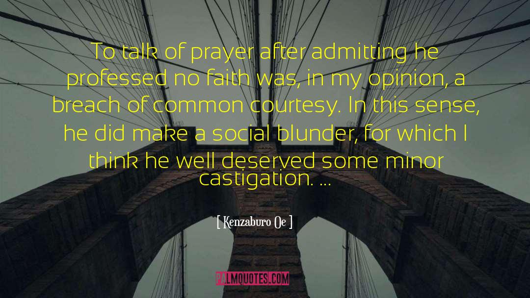 Book Of Common Prayer quotes by Kenzaburo Oe