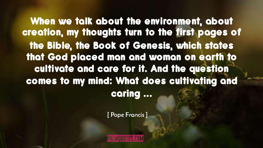 Book Of Genesis quotes by Pope Francis