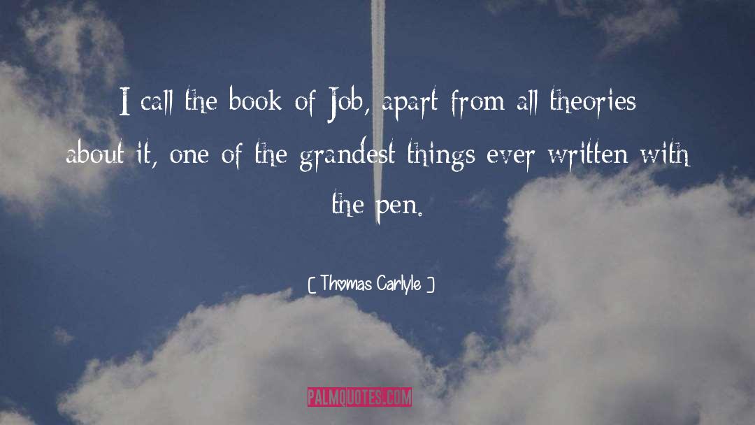 Book Of Job quotes by Thomas Carlyle