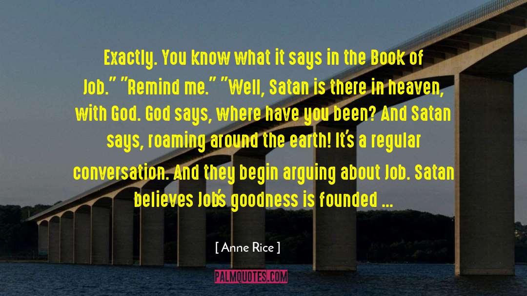 Book Of Job quotes by Anne Rice