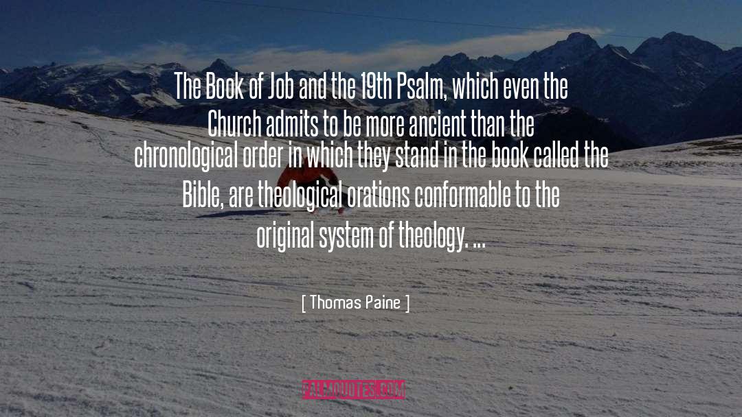 Book Of Job quotes by Thomas Paine