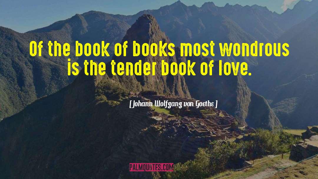 Book Of Love quotes by Johann Wolfgang Von Goethe