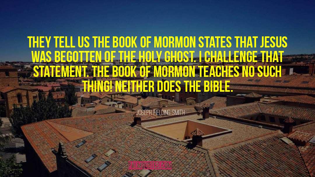 Book Of Mormon quotes by Joseph Fielding Smith