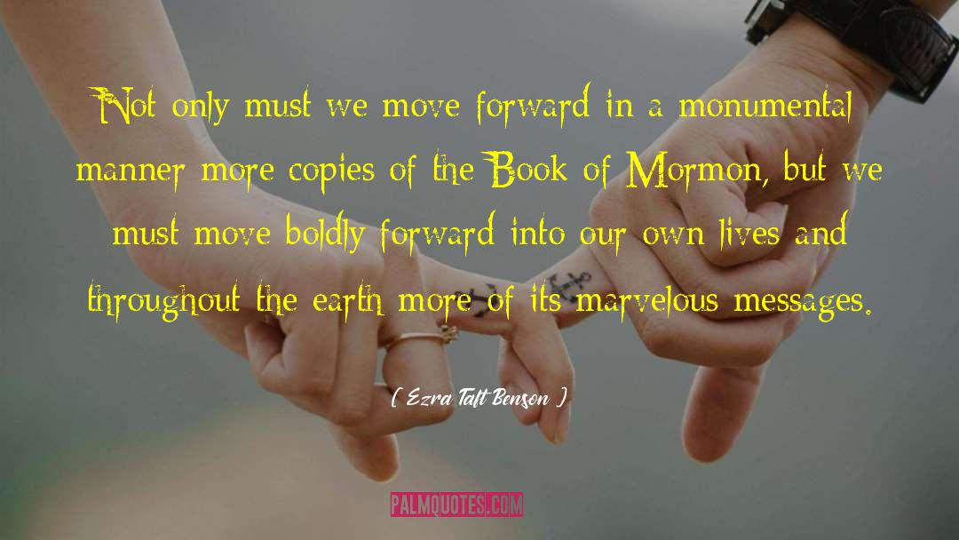 Book Of Mormon quotes by Ezra Taft Benson