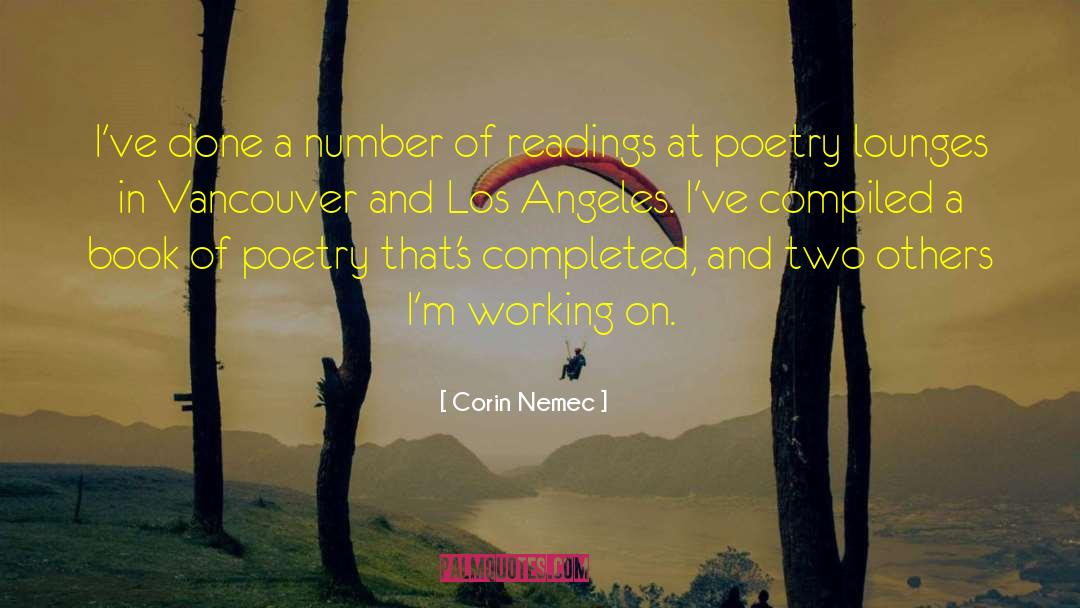 Book Of Poetry quotes by Corin Nemec