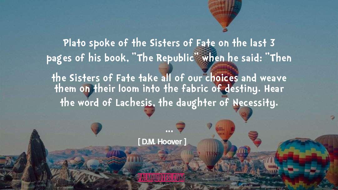 Book Of Sketches quotes by D.M. Hoover
