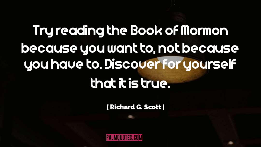 Book One quotes by Richard G. Scott
