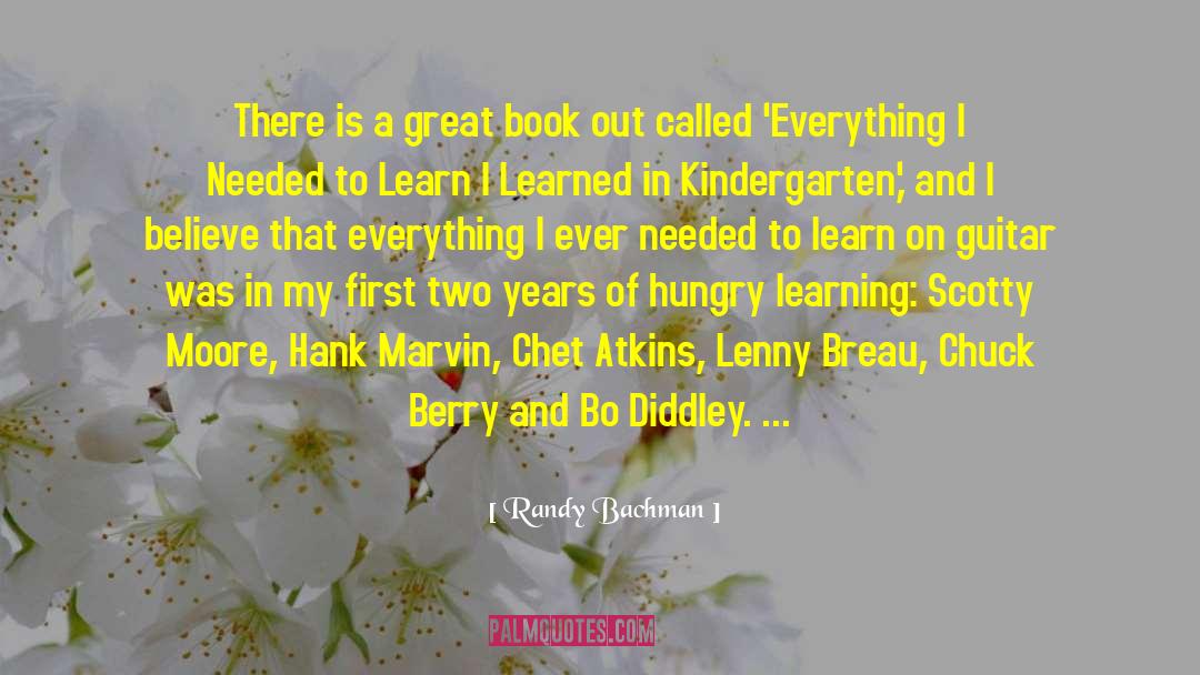 Book Out quotes by Randy Bachman