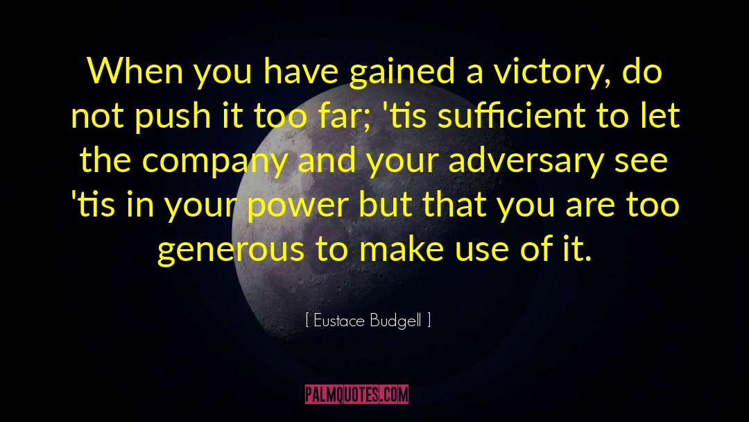 Book Power quotes by Eustace Budgell