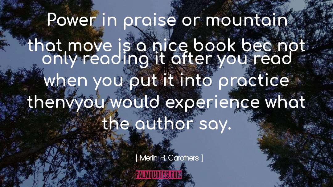 Book Praise quotes by Merlin R. Carothers